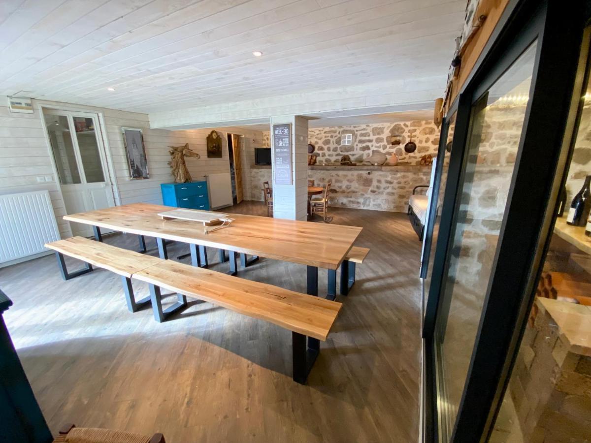 Gite De Groupe 160M2, 15P, Salle De Reception, Jardin, Terrasse Mazan-l'Abbaye 外观 照片